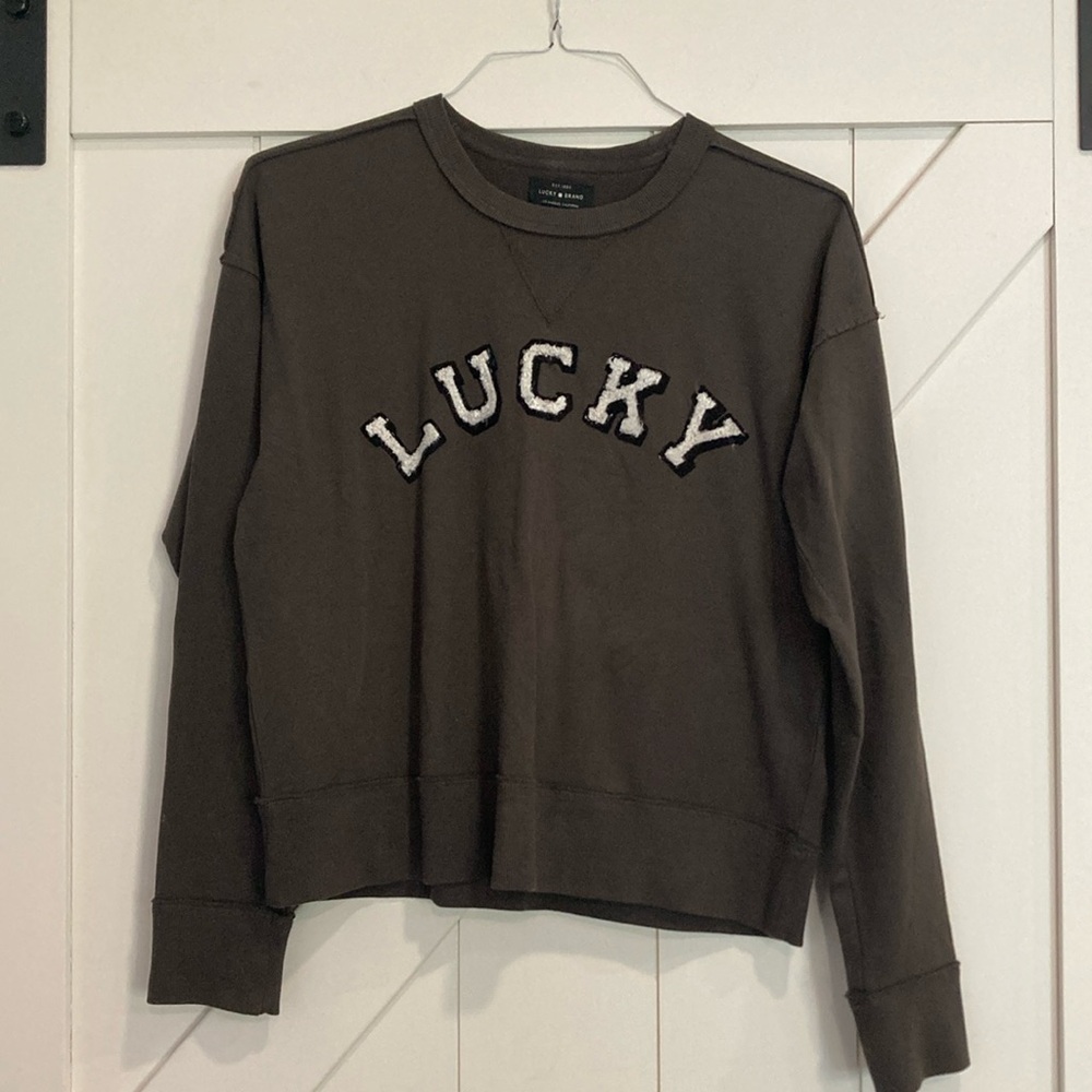 Lucky Brand lightweight pullover sweatshirt, like new